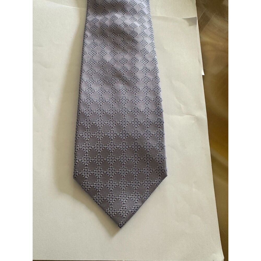 Burberry London Silk Grey Dimensional Tie